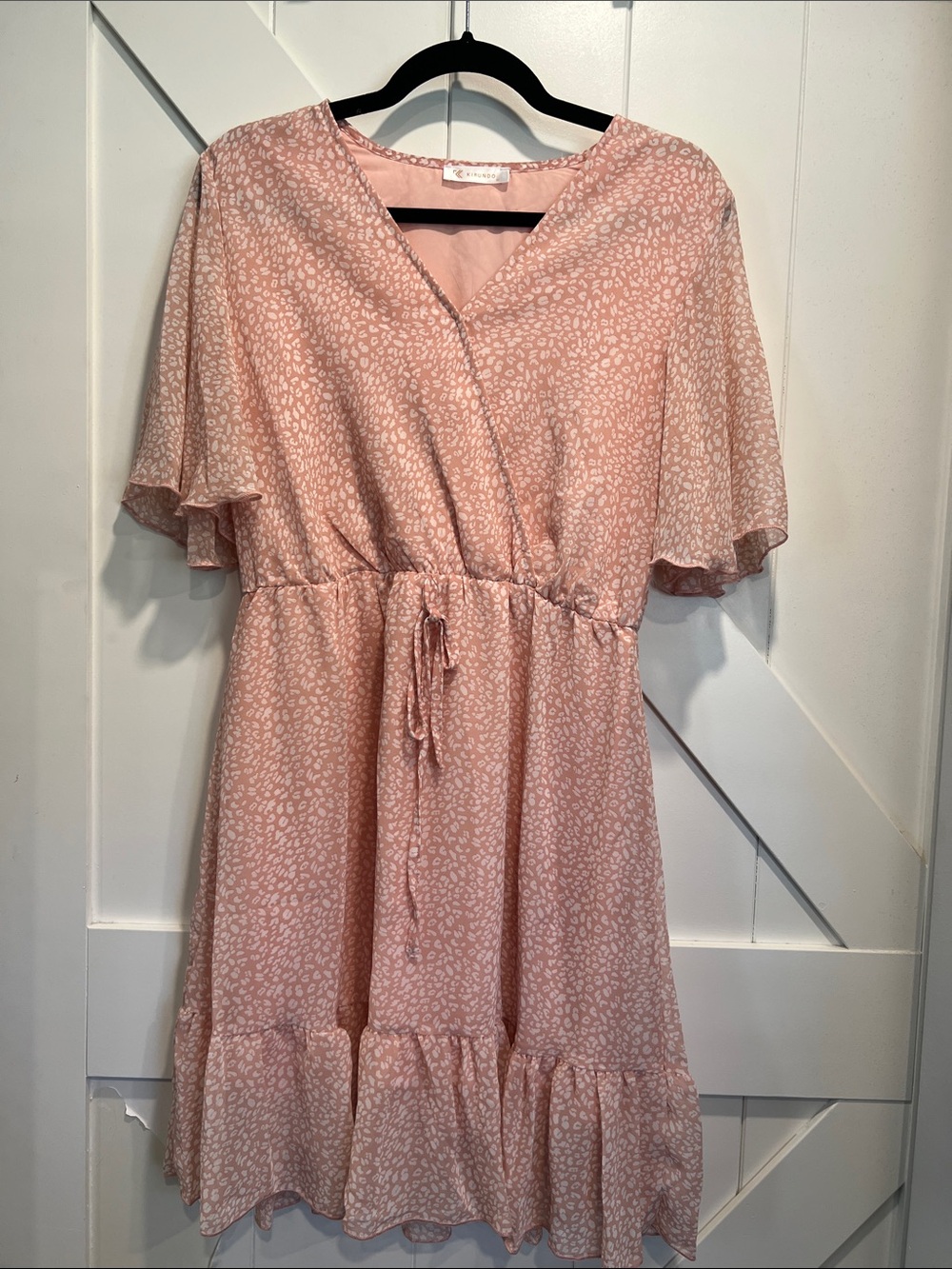 Amazon | Cheetah Print Mini Ruffle Dress